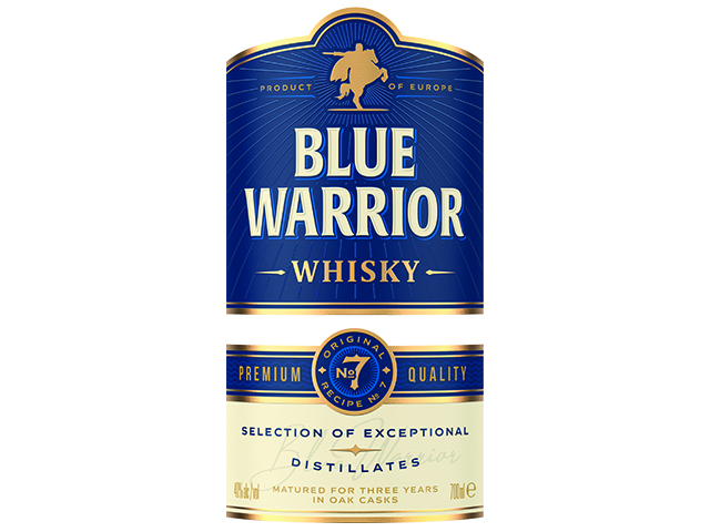 Whiskey Blue Warrior 700ml