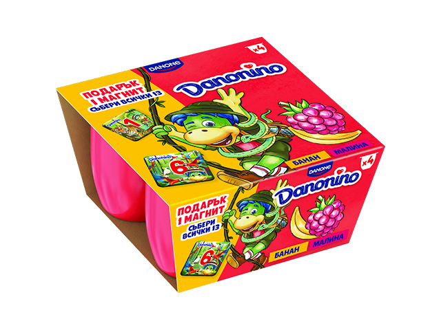 DanoninoBananIMalina4x50g