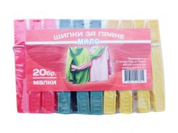 Shtipki Za Prane Milo Mlaki 20br
