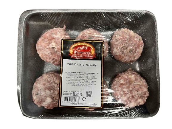 Kyufte Bratq Manolovi Svinsko 6x70g