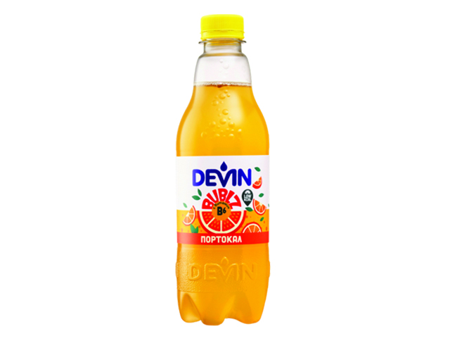GaziranaVodaDevinBubblesPortokal450ml