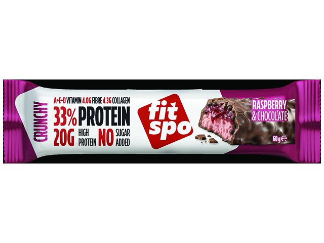 FitSpoBarKrunchMalinaIShokolad60g